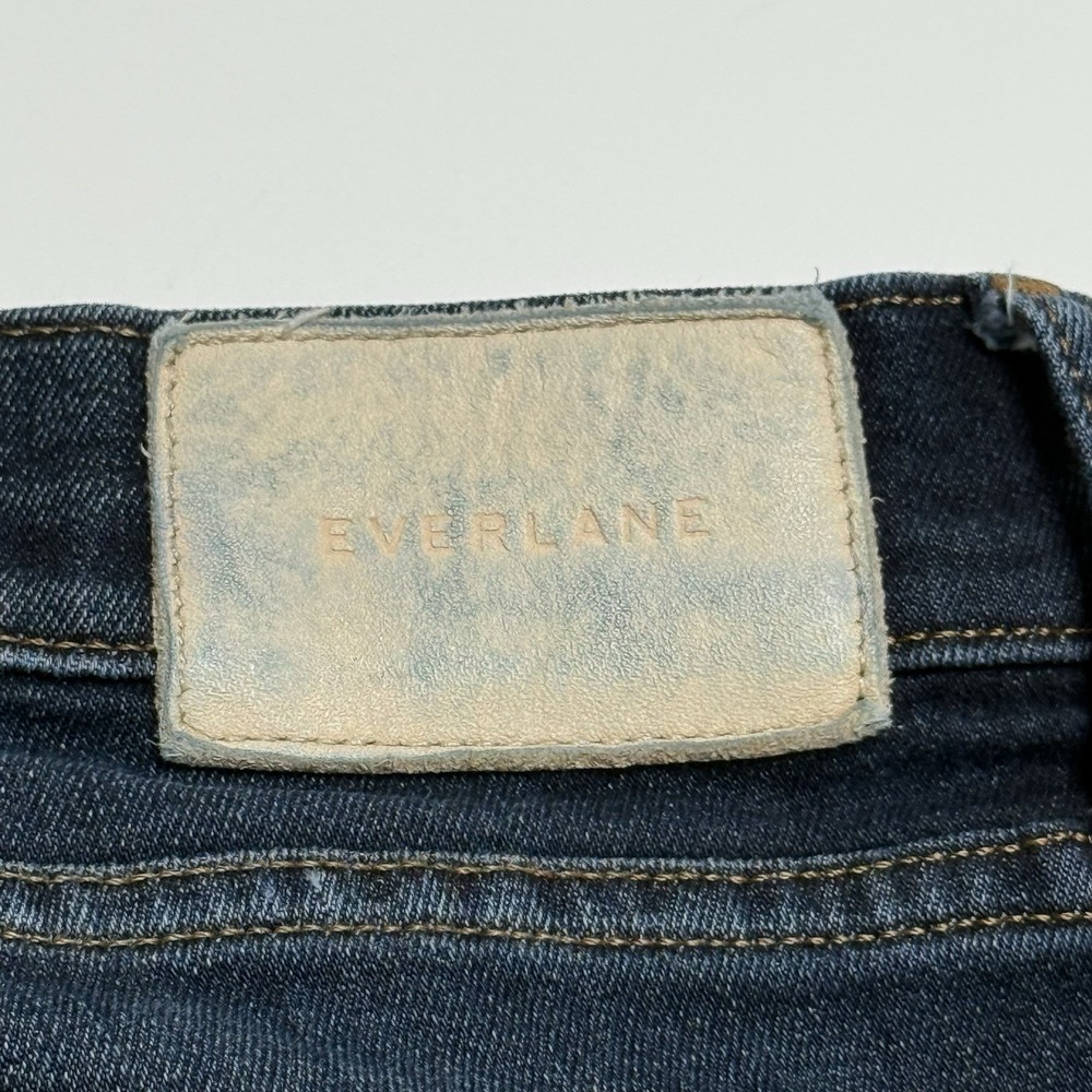 Everlane The High Rise Skinny Jeans Women's Size 29 (29x27) Blue Denim Dark Wash - Picture 12 of 13
